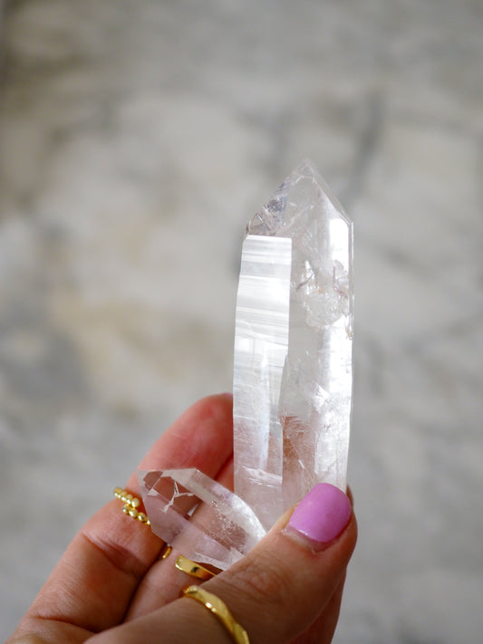Diamantina Lemurian Kristall Spitze ca. xx cm - Diamantina Brasilien HIGH QUALITY