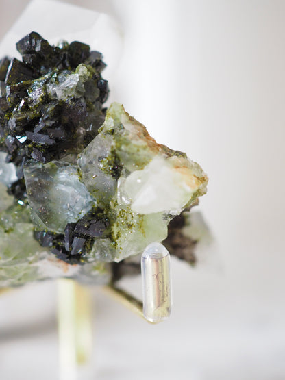 Epidot X Quarz . Forest Quartz ca. 6cm - aus Yuksekova . Hakkari. Ost Anatolien Türkei NEW FIND HIGH QUALITY