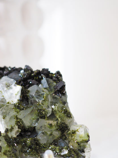 Epidot X Quarz . Forest Quartz ca. 8cm - aus Yuksekova . Hakkari. Ost Anatolien Türkei NEW FIND HIGH QUALITY
