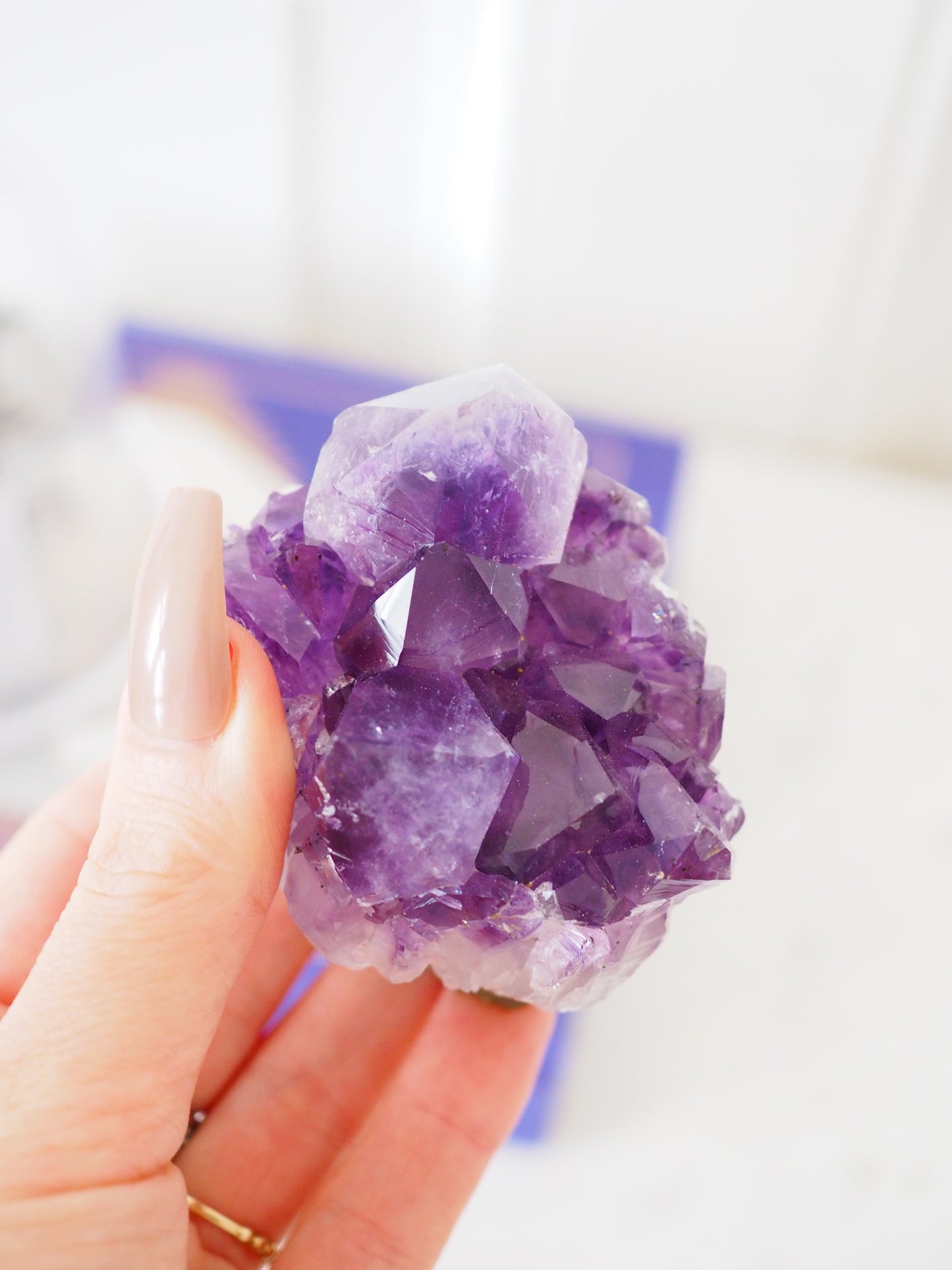 Amethyst Cluster ca. 6 cm - aus Brasilien HIGH QUALITY [13]
