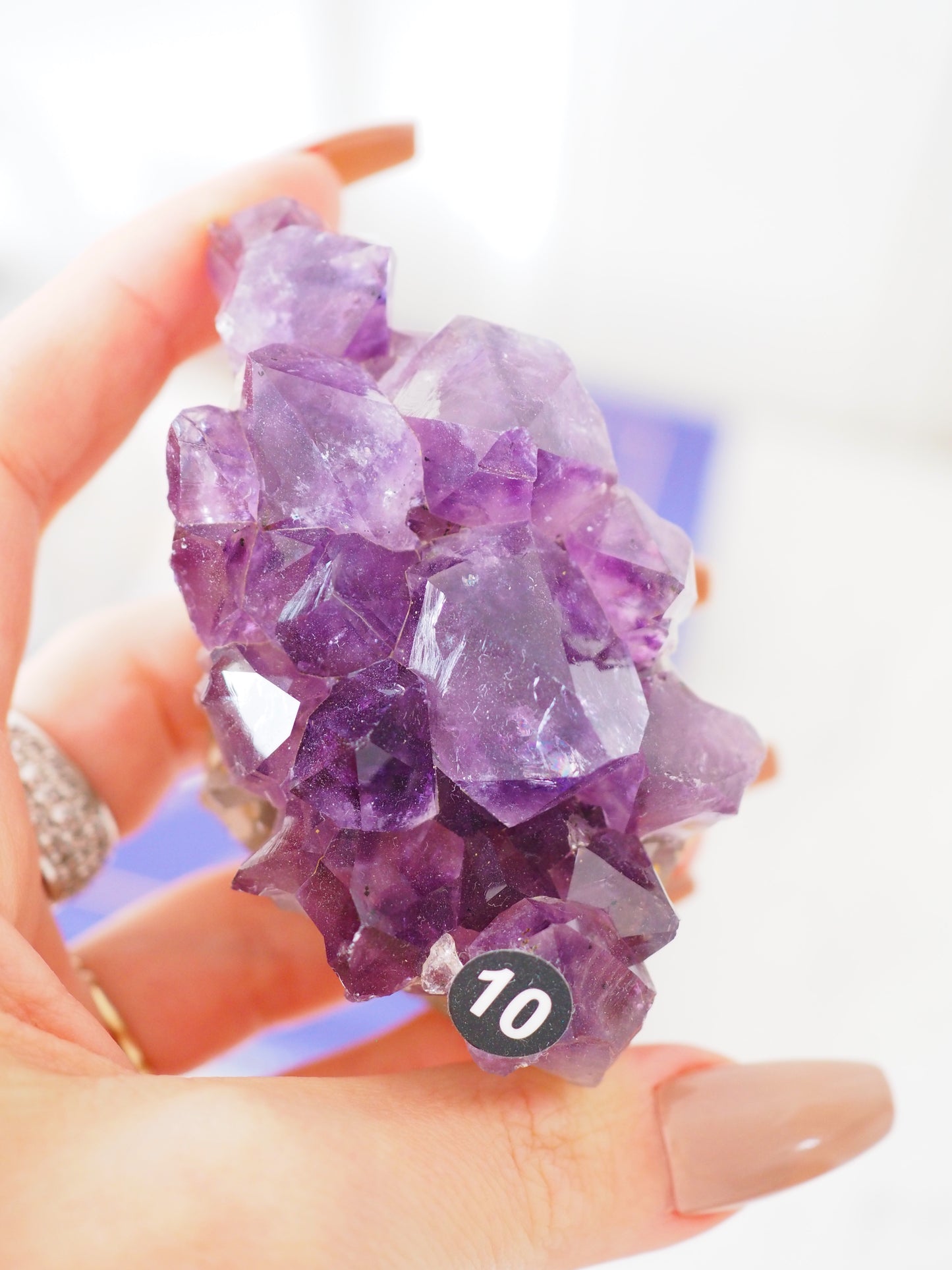 Amethyst Cluster ca. 8 cm - aus Brasilien HIGH QUALITY [10]