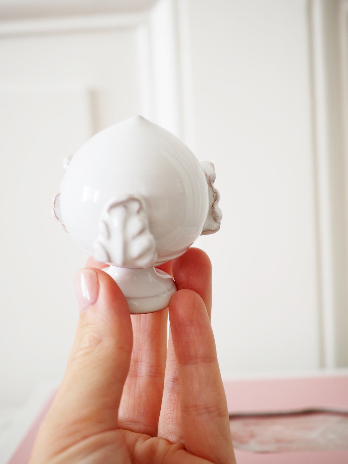Pumo S Weiß 5 cm . aus Italien HANDMADE von Andrea Antonazzo