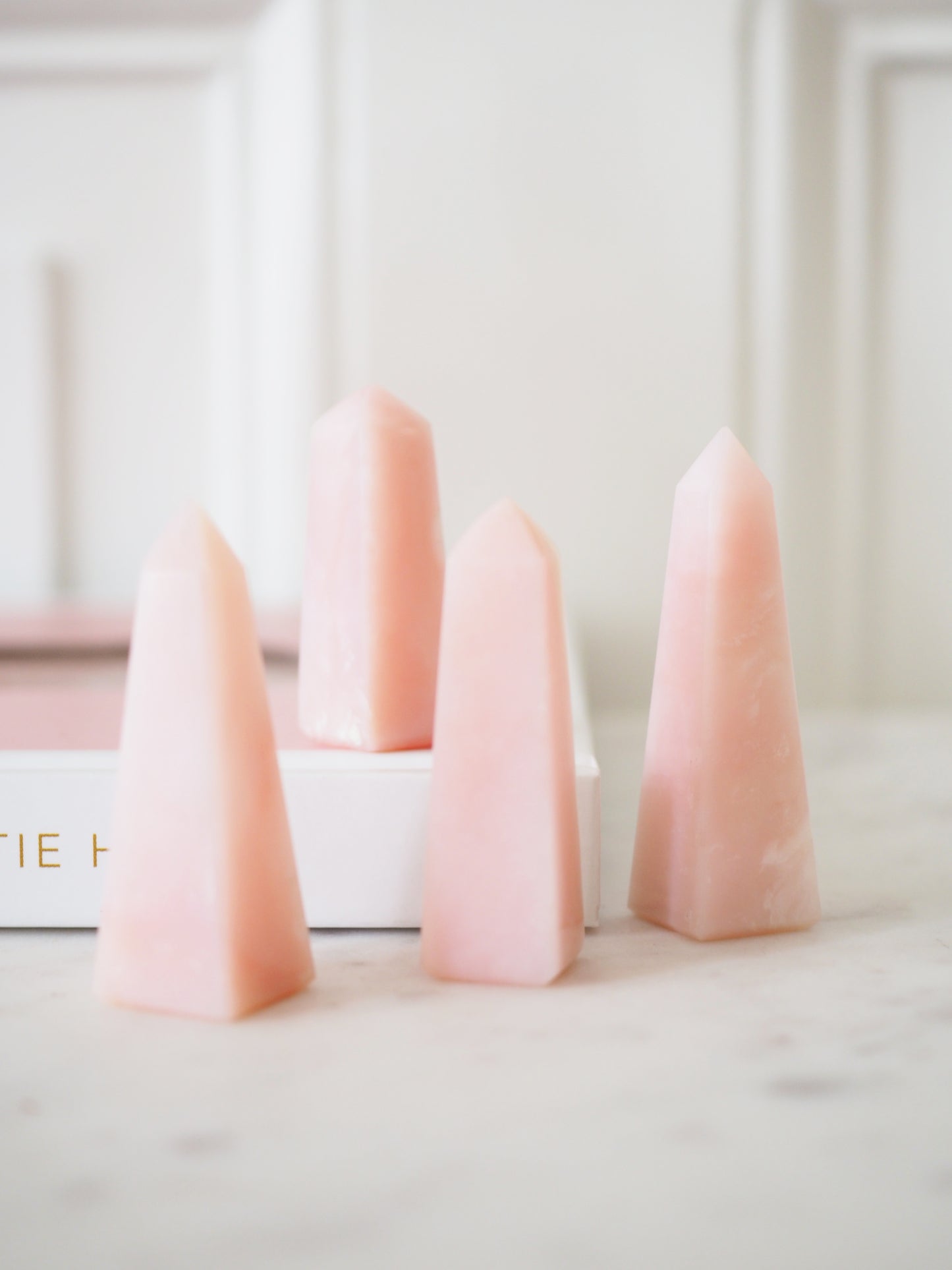 Pinker Andenopal Mini Spitze  . Pink Andes Opal Mini Point ca.xx cm -  Peru HIGH QUALITY Hand Carved