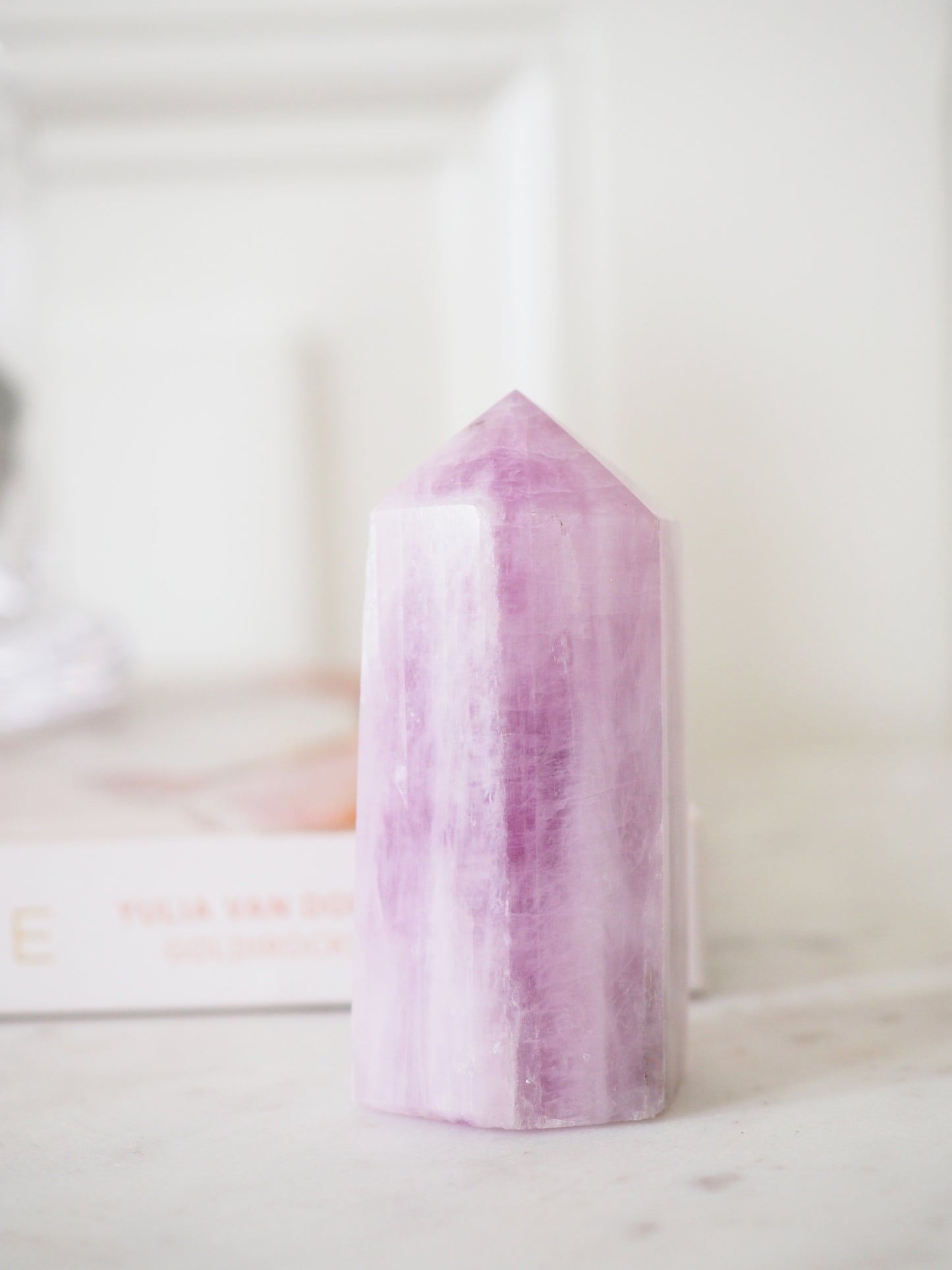 M Kunzit Spitze . Kunzite Point ca. x cm - HIGH QUALITY