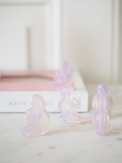 Pinker Opalit Mini Fee Schmetterlingsmädchen . Opalite Mini Fairy Butterflygirl - MANMADE