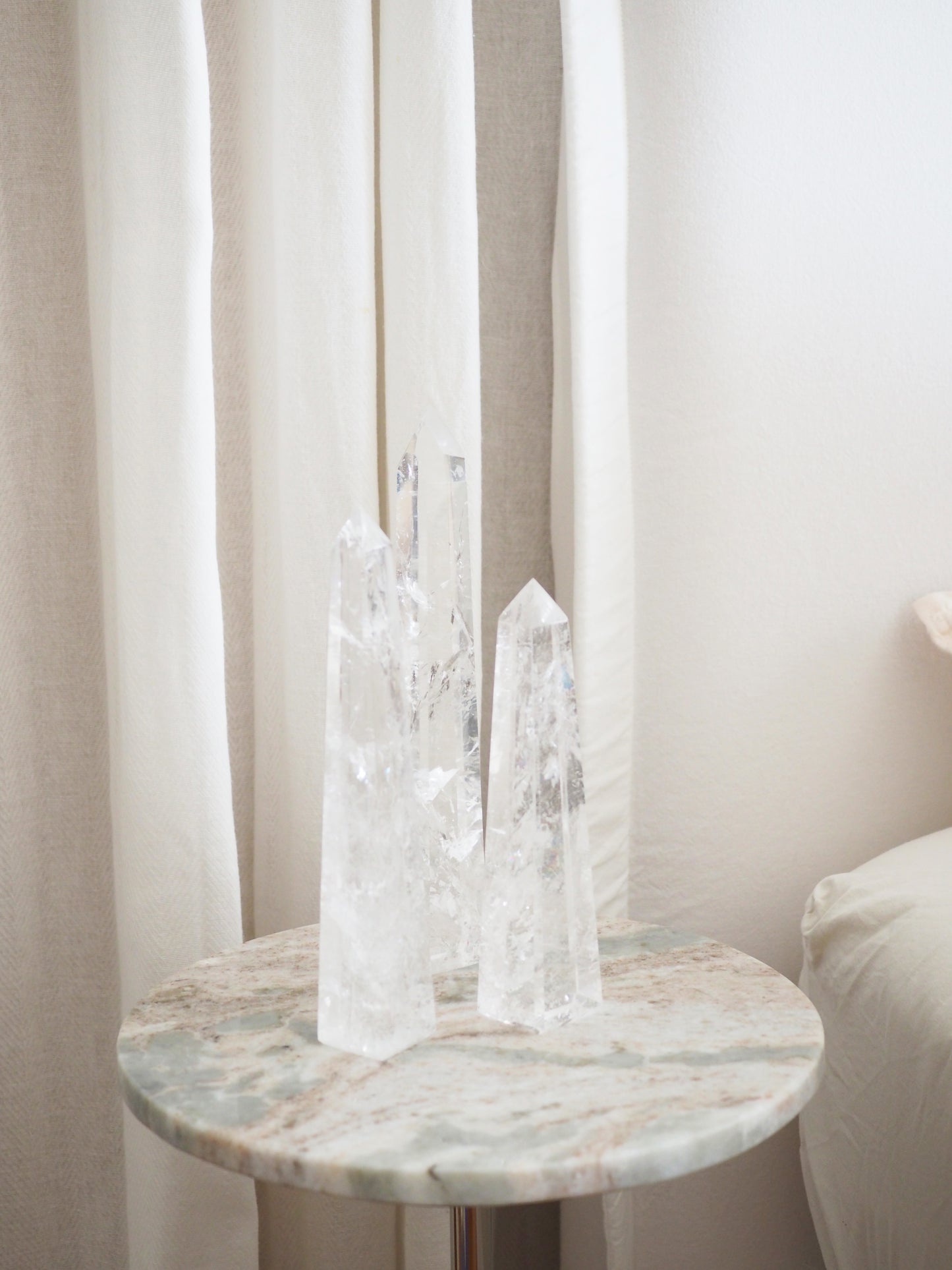 Lemurian Bergkristall Obelisk . Spitze ca. 16 - 19 cm - Minas Gerais Brasilien HIGH QUALITY