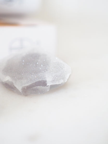 Sparkly Sugar Fluorit mit Quarz ca. 3.5 -4.5 [5] - aus Fujian China