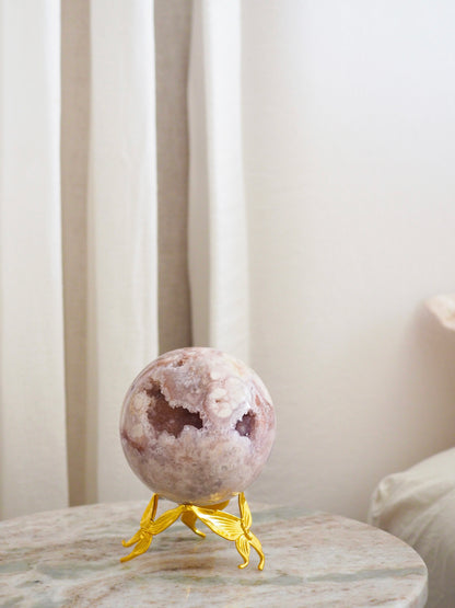 Pink Amethyst . Amethyst Blumen Achat Kugel . Sphere ca. xxcm. PARADIESE COLLECTION - aus Brasilien HIGH QUALITY