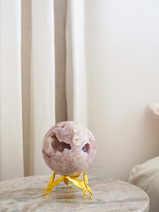 Pink Amethyst . Amethyst Blumen Achat Kugel . Sphere ca. xxcm. PARADIESE COLLECTION - aus Brasilien HIGH QUALITY