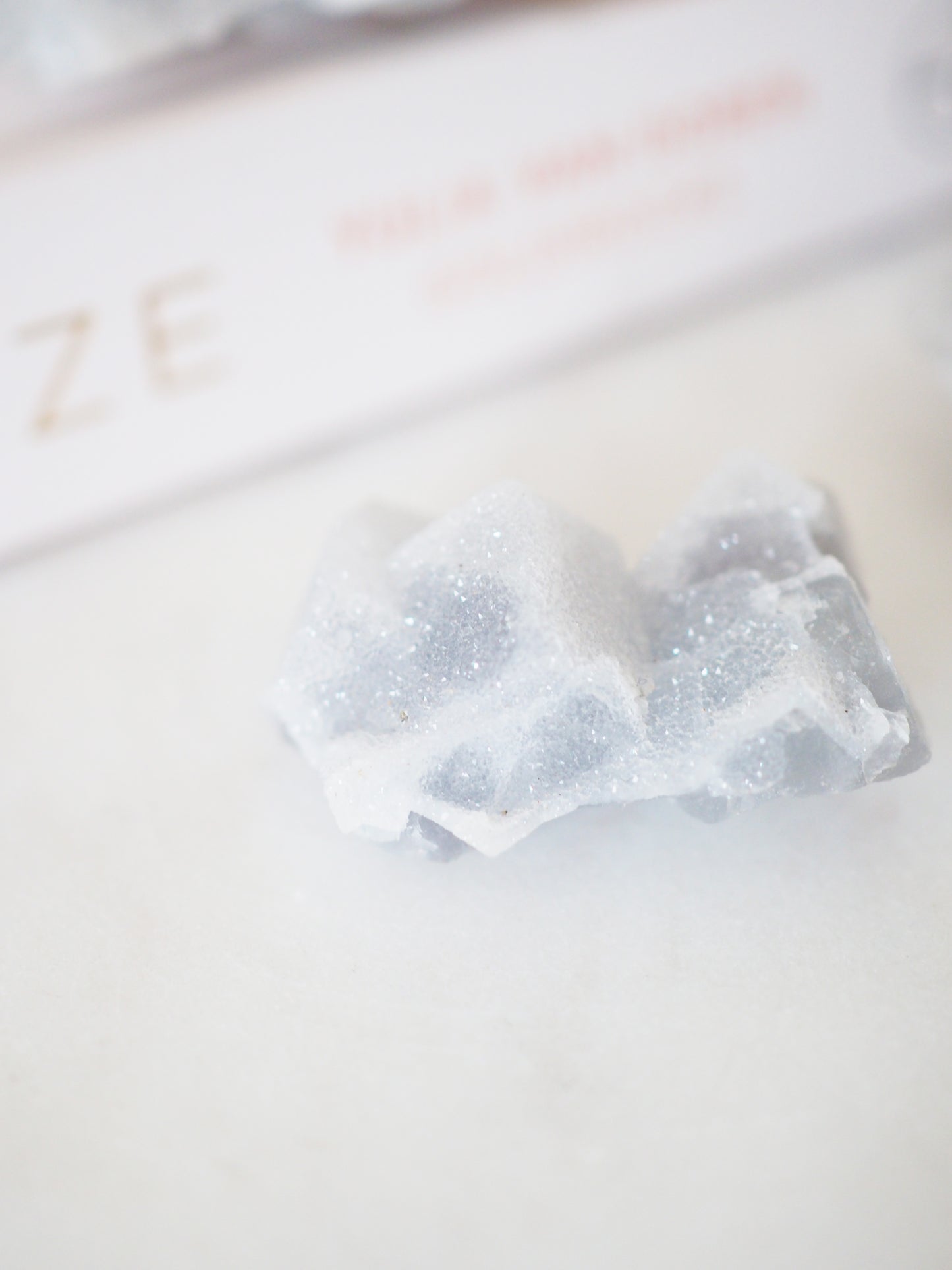 Sparkly Sugar Fluorit mit Quarz ca.3.5 -4.5 cm [6] - aus Fujian China
