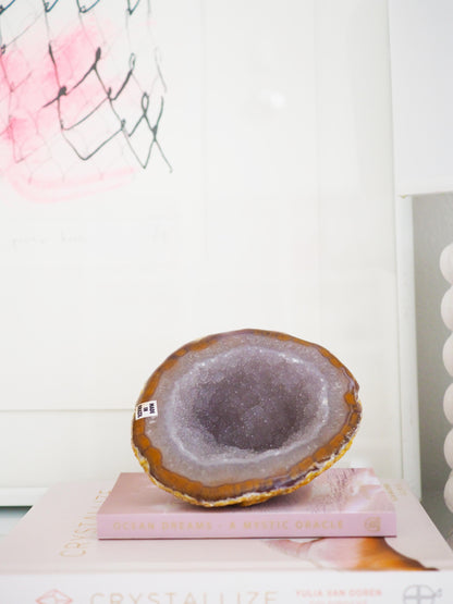 Achat Geode . ca. 11 cm - aus Brasilien HIGH QUALITY Handpoliert