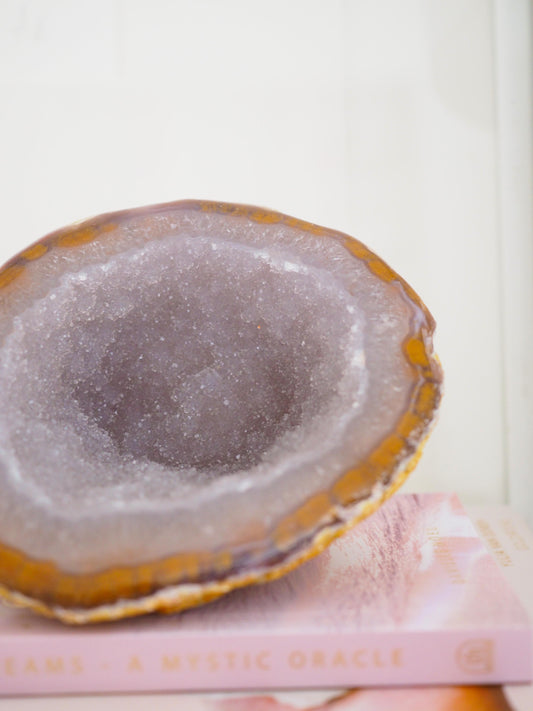 Achat Geode . ca. 11 cm - aus Brasilien HIGH QUALITY Handpoliert