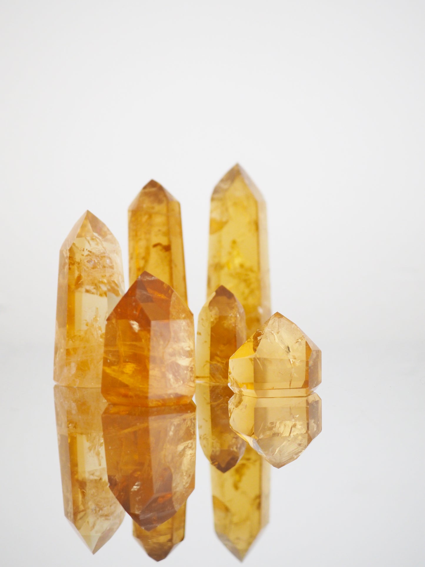 Citrin Spitze ca. 3 - 8 cm - Brasilien HIGH QUALITY RARE