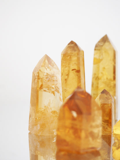 Citrin Spitze ca. 3 - 8 cm - Brasilien HIGH QUALITY RARE