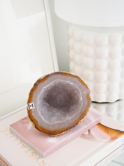 Achat Geode . ca. 11 cm - aus Brasilien HIGH QUALITY Handpoliert