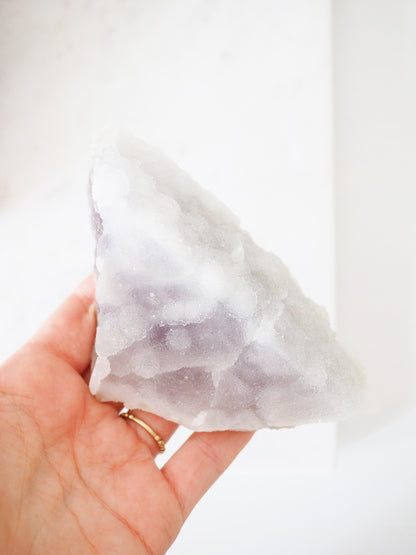 Sparkly Sugar Fluorit mit Quarz ca. 11.5 cm [7] - aus Fujian China