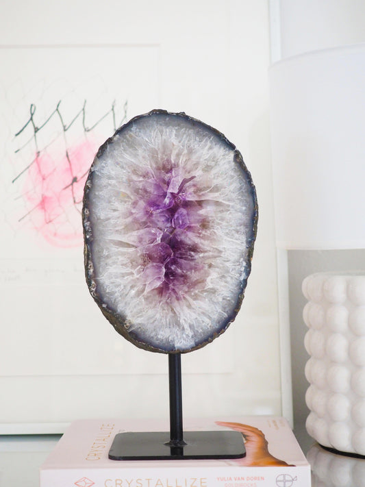 Amethyst Portal auf Ständer . Halter ca 26 cm  - aus Brasilien HIGH QUALITY