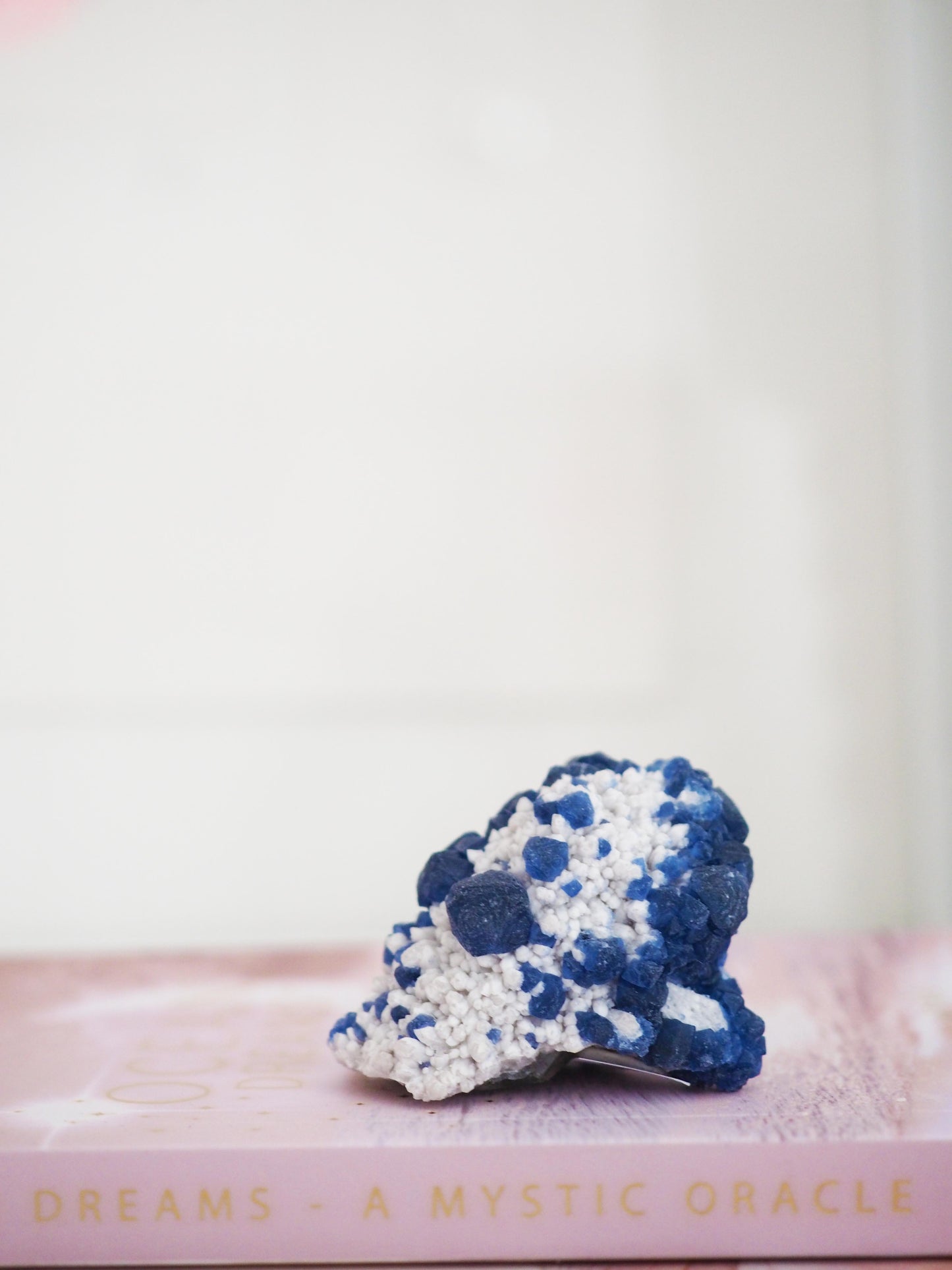 Blueberry Fluorite X Quarz ca. 5 cm - Huanggang Mine. Innere Mongolei China RARE