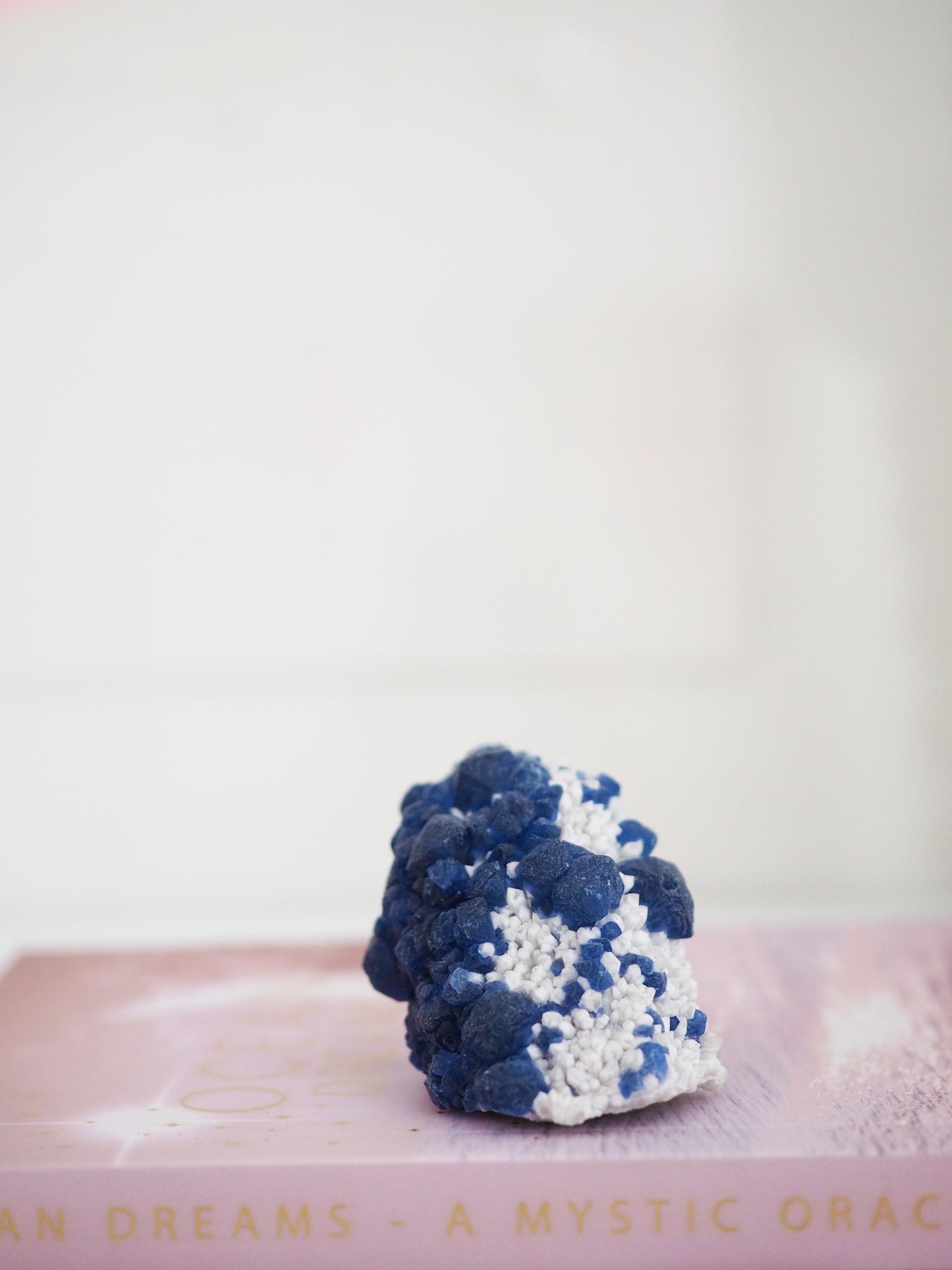 Blueberry Fluorite X Quarz ca. 5 cm - Huanggang Mine. Innere Mongolei China RARE