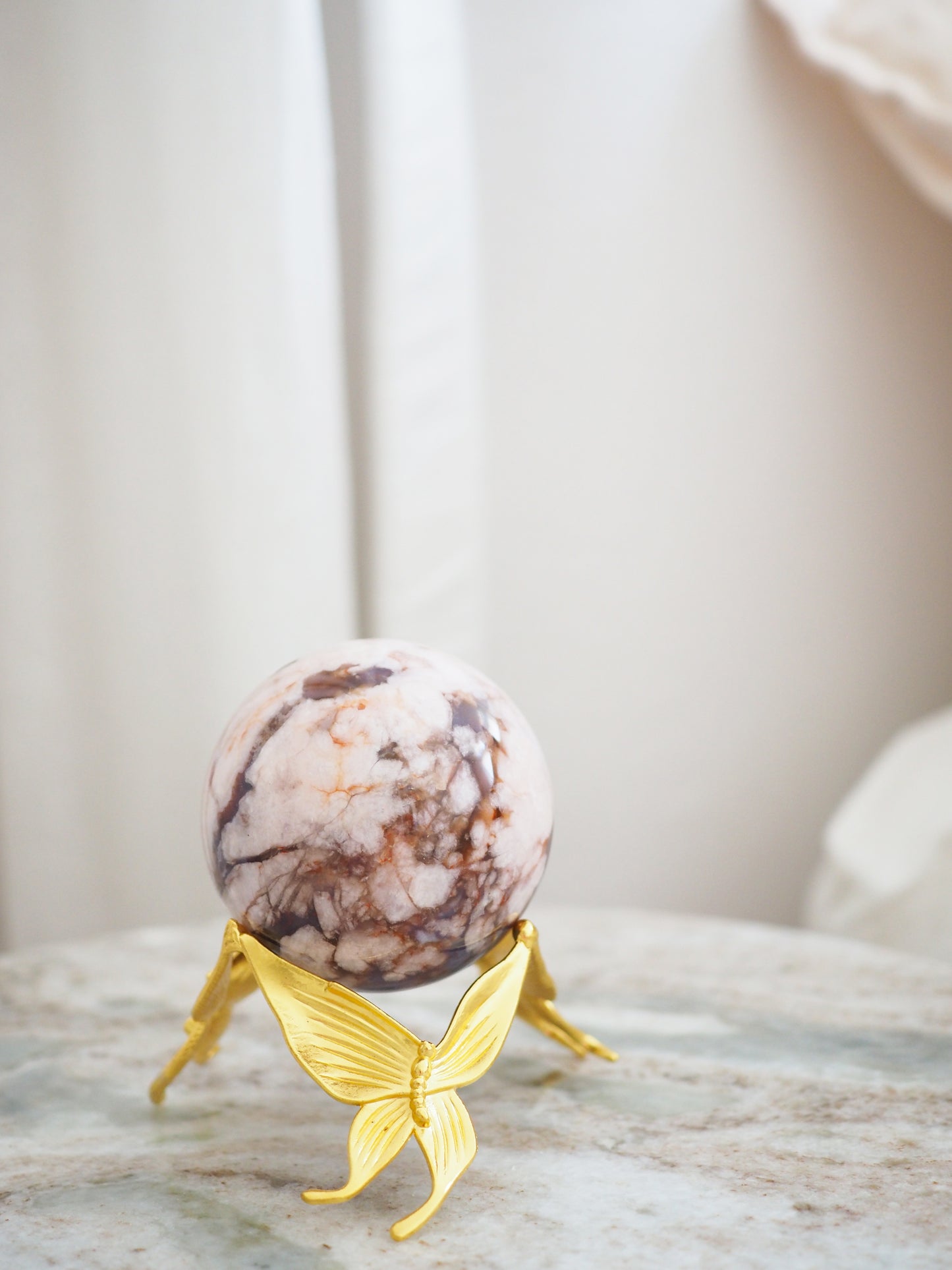 Blumenachat Kugel ca. 5cm - Madagascar HIGH QUALITY