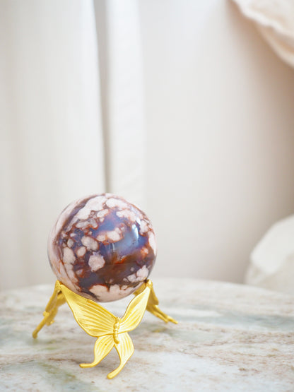 Blumenachat Kugel ca. 5cm - Madagascar HIGH QUALITY