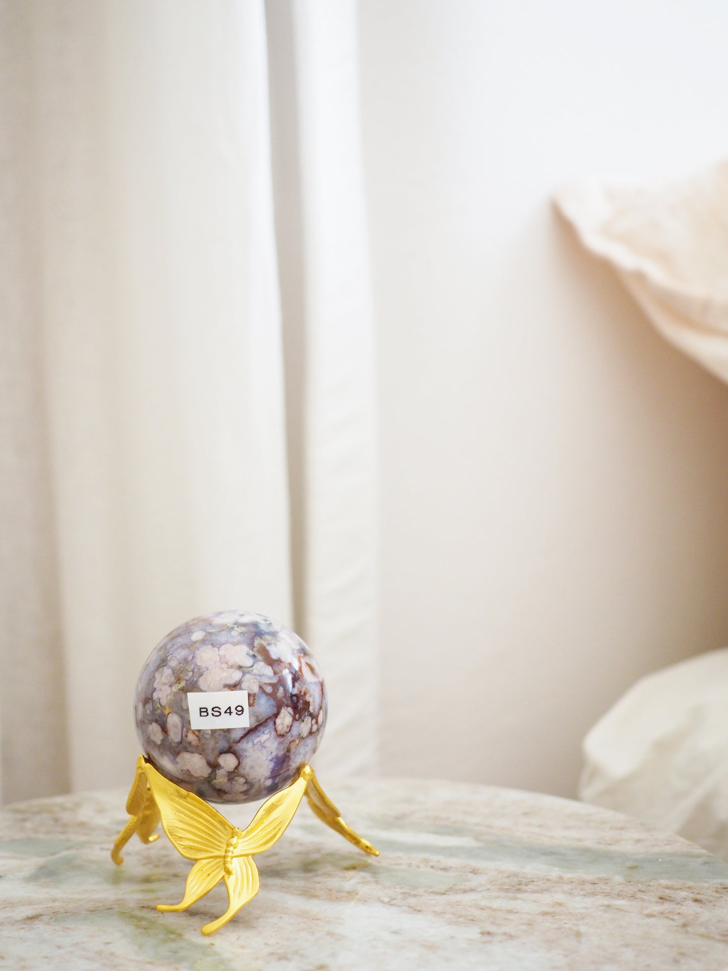 Blumenachat Kugel ca. 5 cm - Madagascar HIGH QUALITY