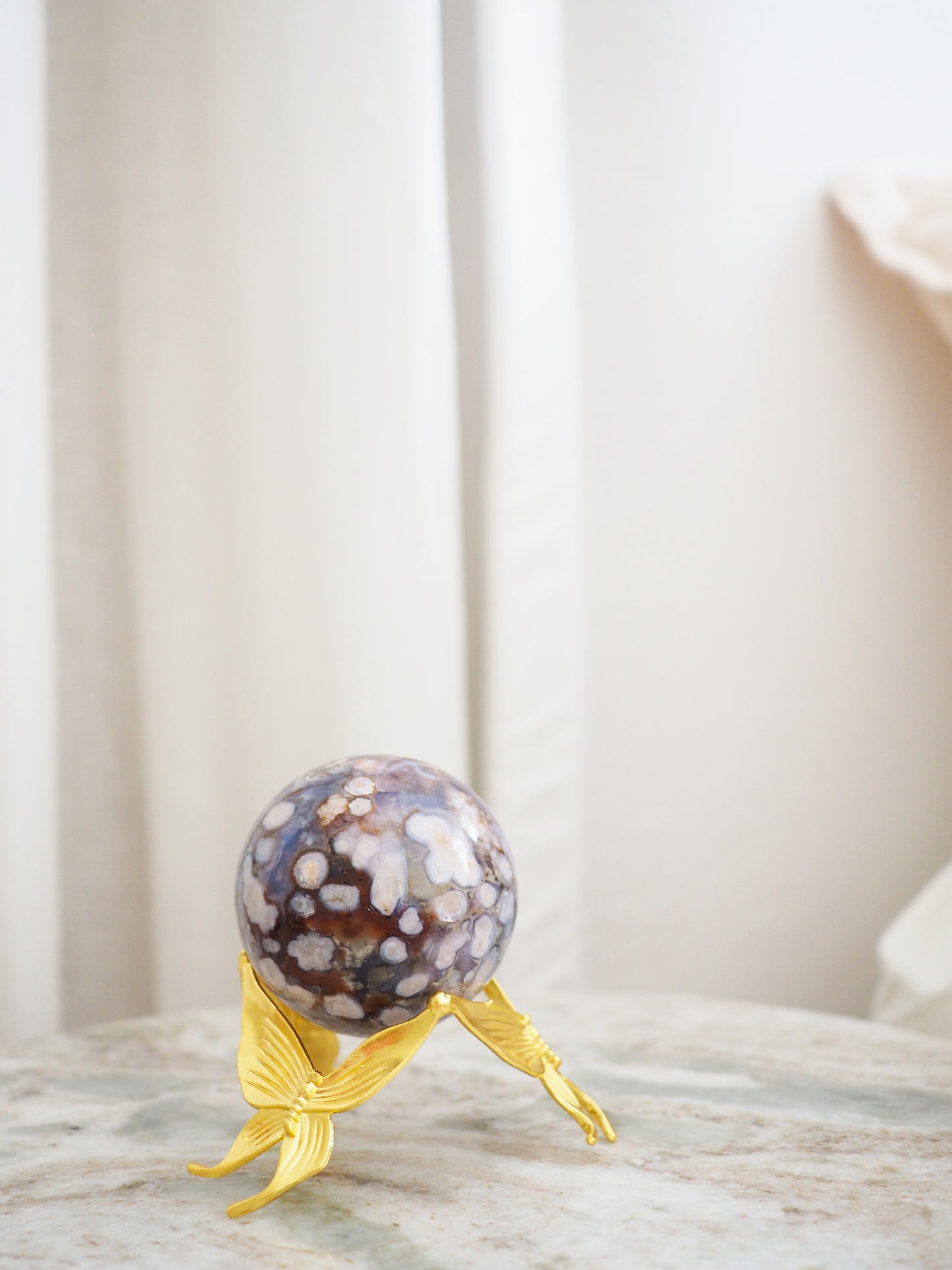 Blumenachat Kugel ca. 5 cm - Madagascar HIGH QUALITY