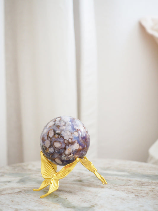 Blumenachat Kugel ca. 5 cm - Madagascar HIGH QUALITY