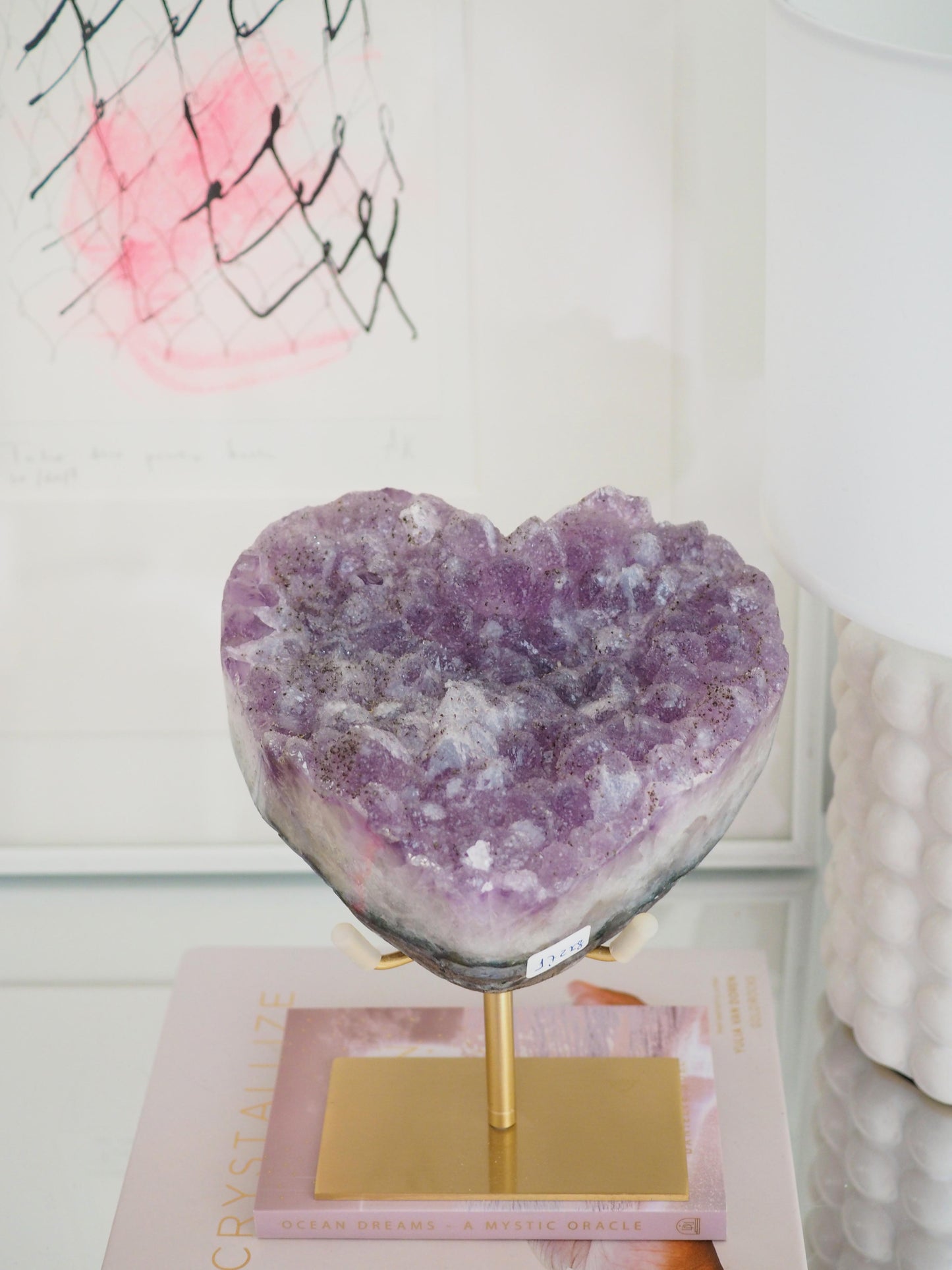XL Sugar Amethyst Herz ca. 15 cm - aus Brasilien HIGH QUALITY