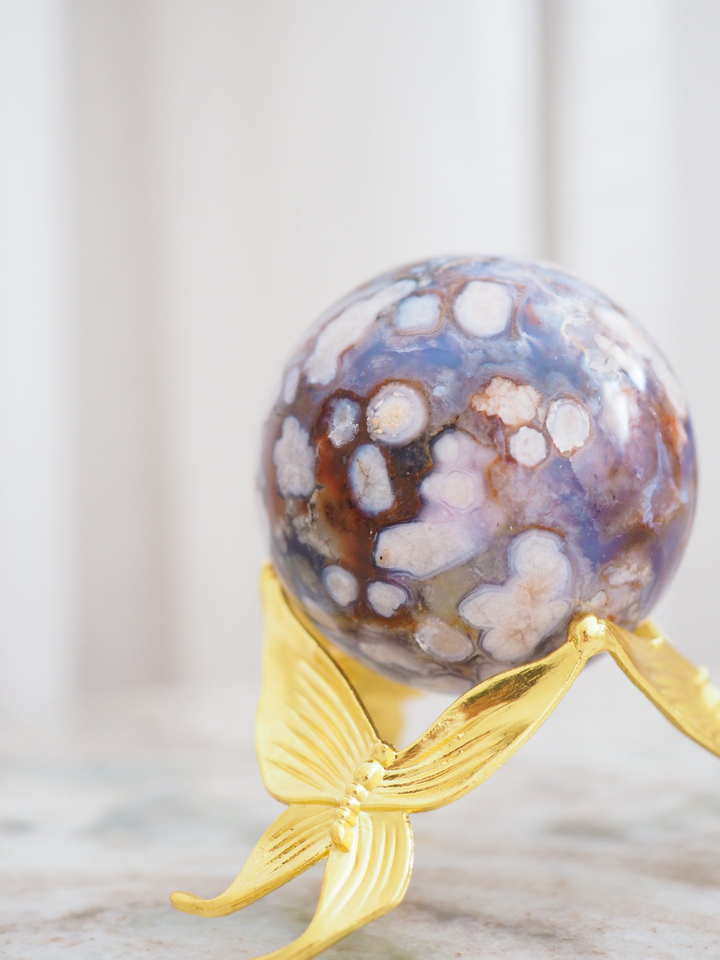 Blumenachat Kugel ca. 5cm - Madagascar HIGH QUALITY