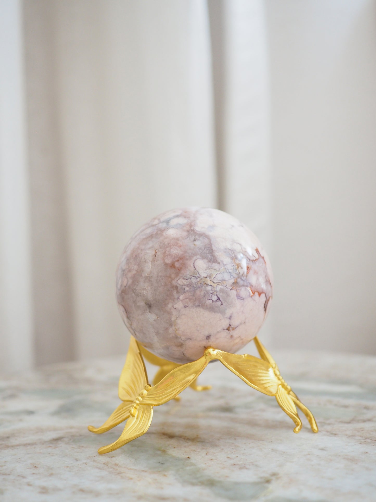 Blumenachat Kugel ca. 5 cm - Madagascar HIGH QUALITY