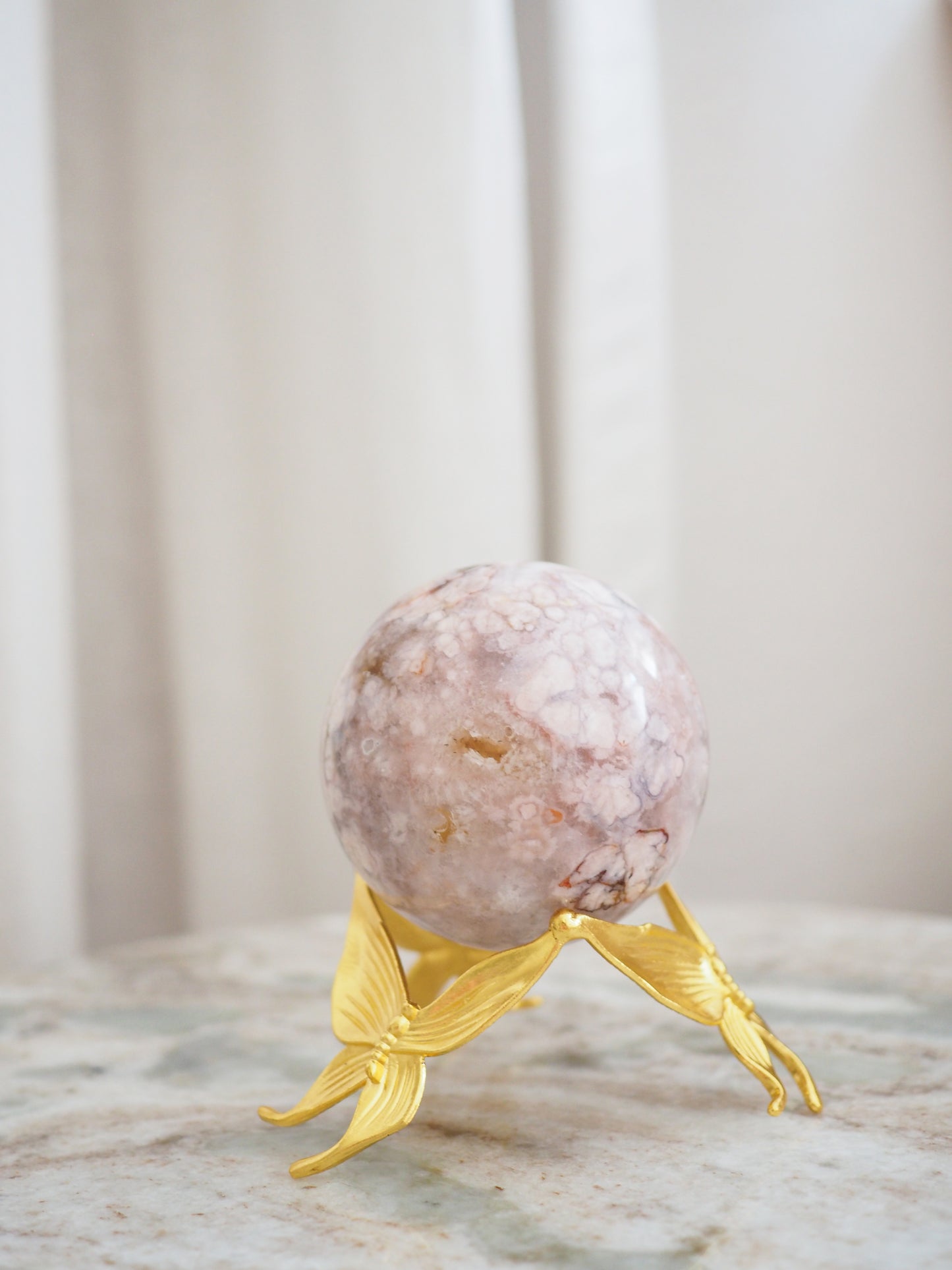 Blumenachat Kugel ca. 5 cm - Madagascar HIGH QUALITY