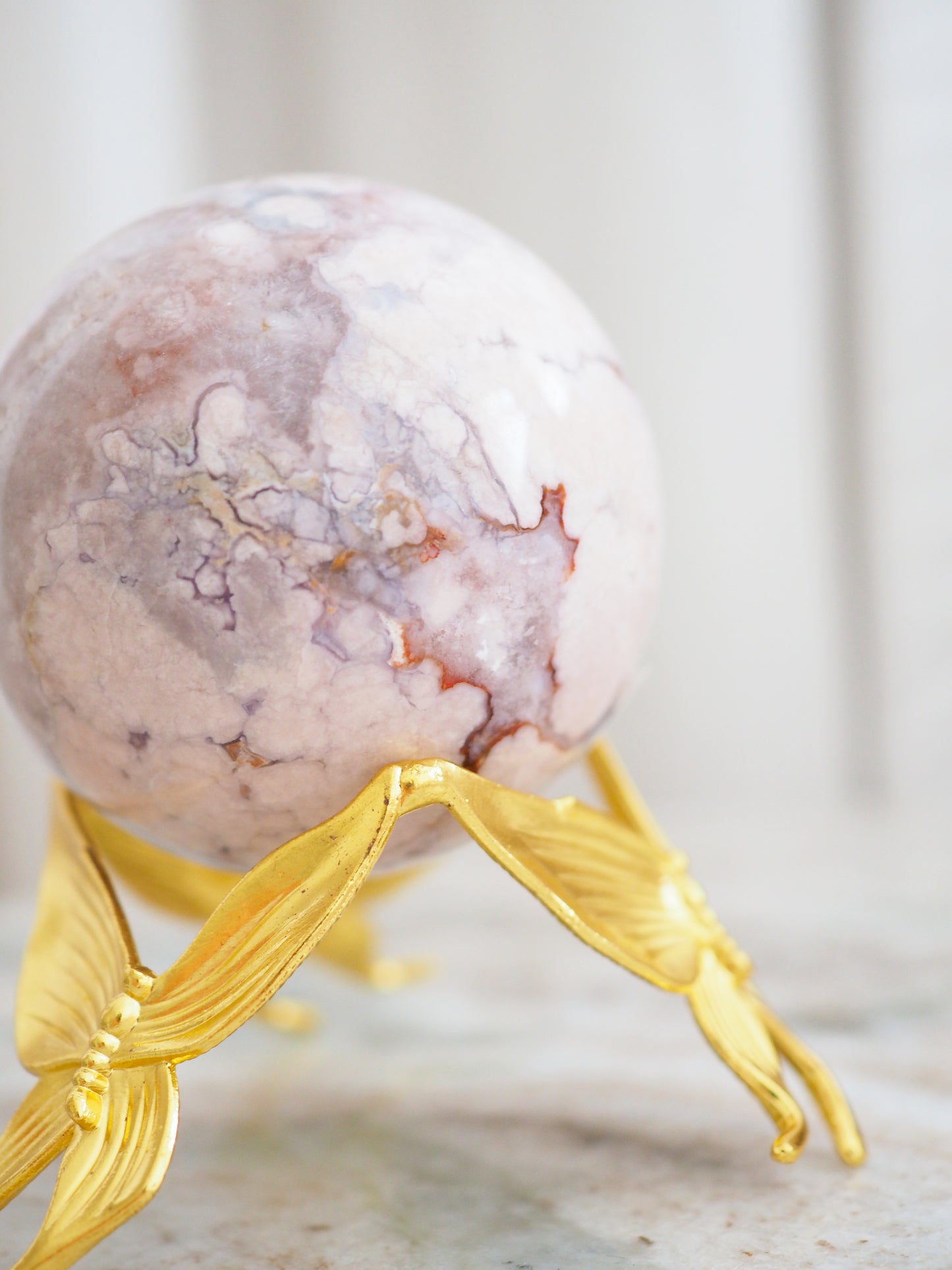 Blumenachat Kugel ca. 5 cm - Madagascar HIGH QUALITY