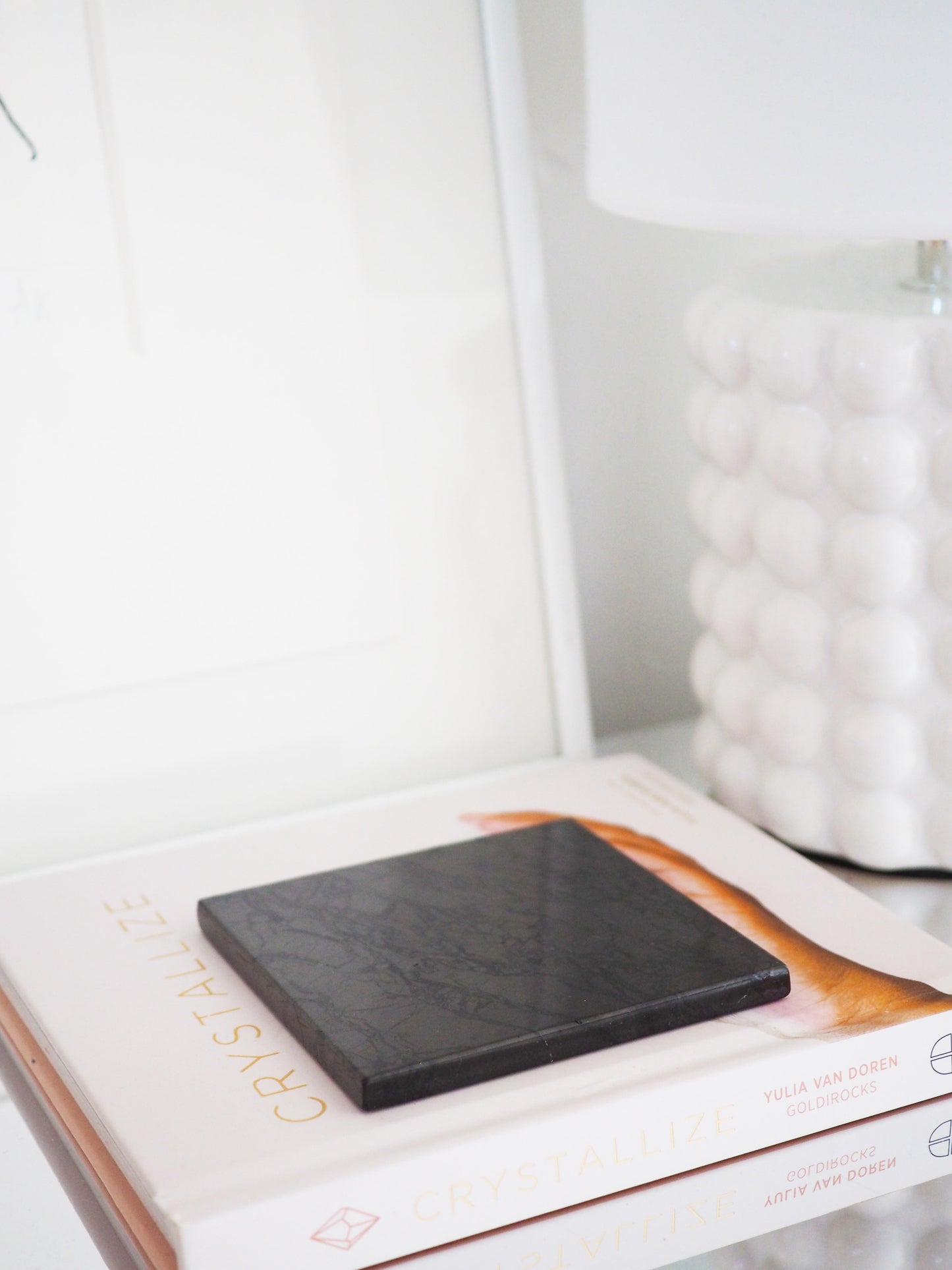 Edel Schungit Platte Quadratisch ca. 10 cm - aus Russland