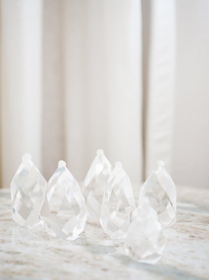 Lemurian Bergkristall Dops Facettiert ca. 3.5 - 4.5 cm - Minas Gerais Brasilien HIGH QUALITY