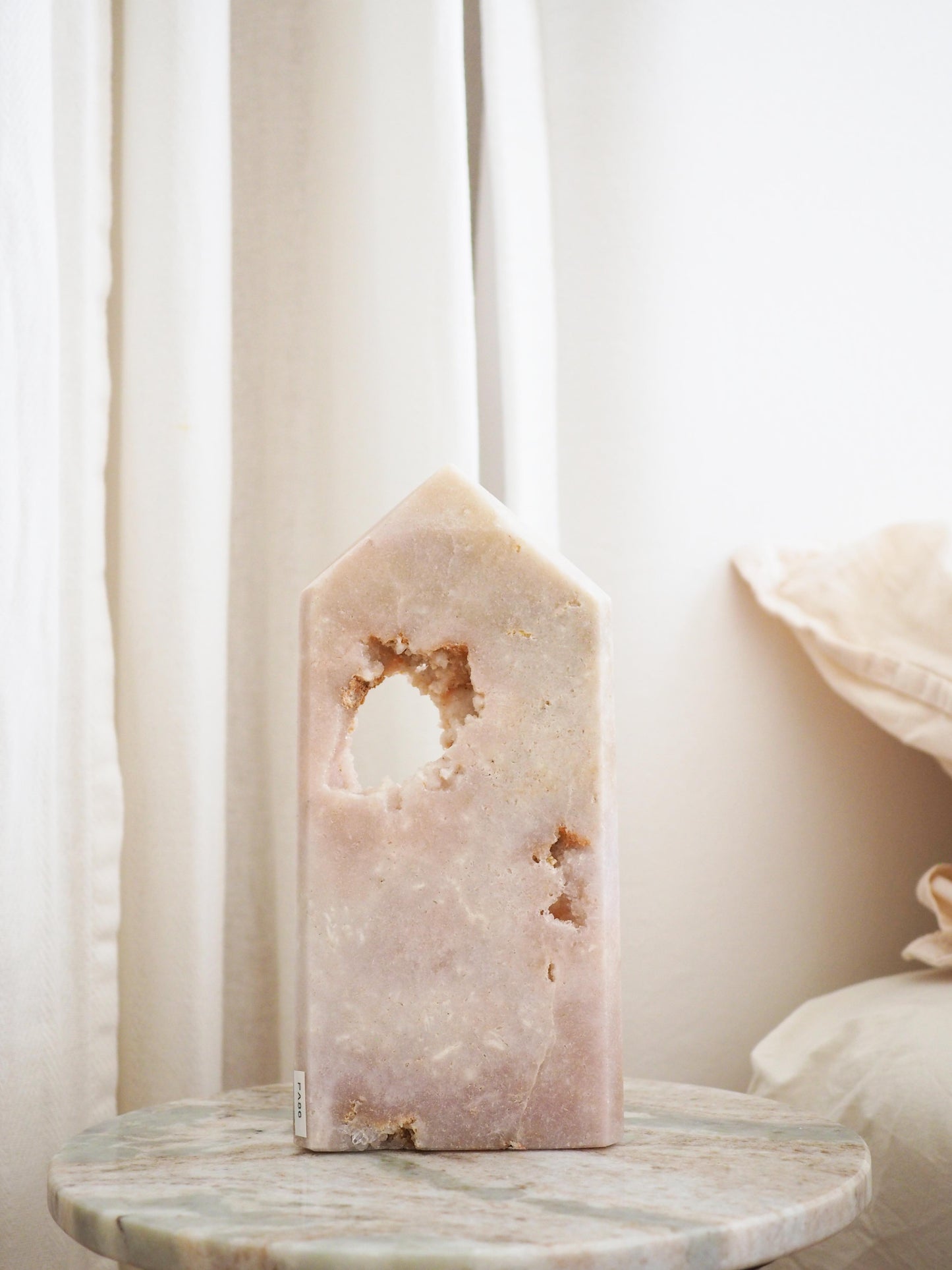 Sparkly Pink Amethyst Spitze  ca. 21.5 cm - Brasilien