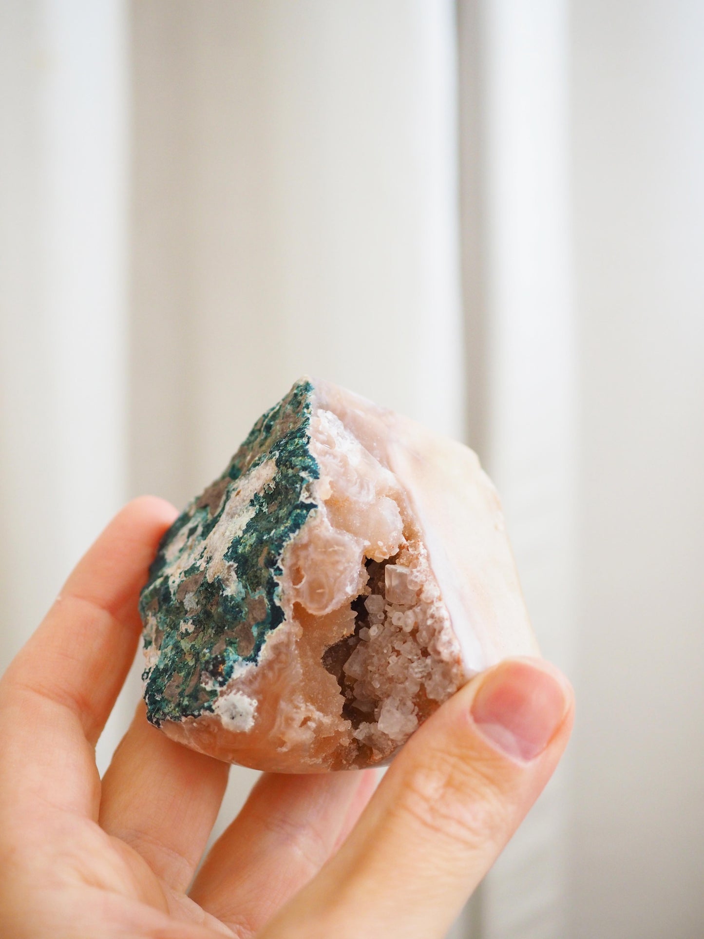 Pink Amethyst Freiform ca. 6 cm - aus Brasilien Boarder Argentina