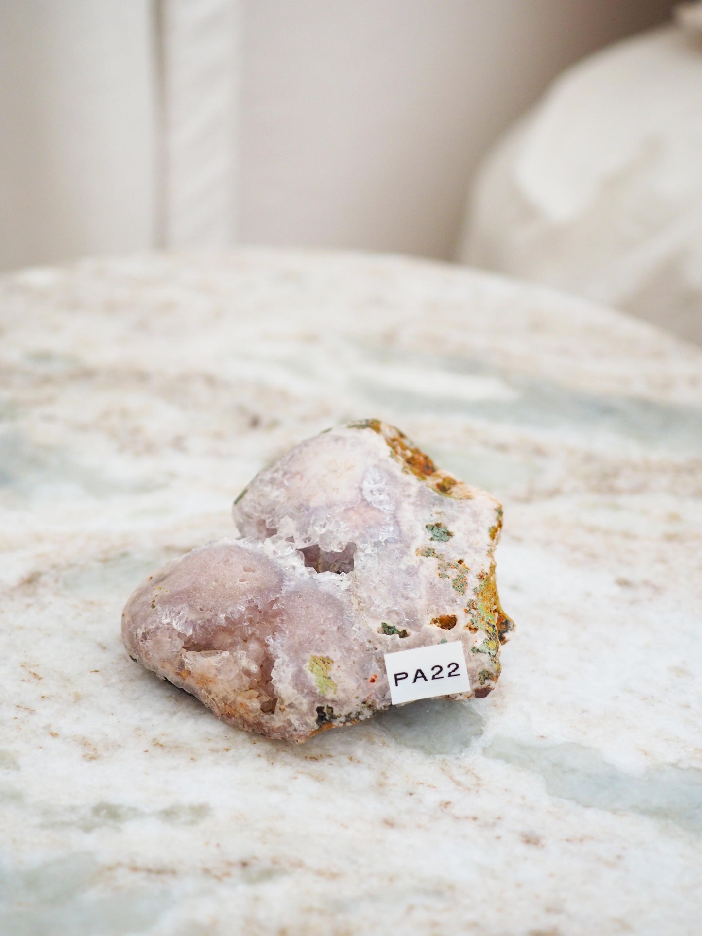 Pink Amethyst Freiform ca. 7 cm - aus Brasilien Boarder Argentina