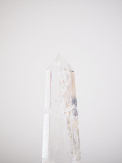 Lemurian Bergkristall Obelisk . Spitze ca. 16 - 19 cm - Minas Gerais Brasilien HIGH QUALITY