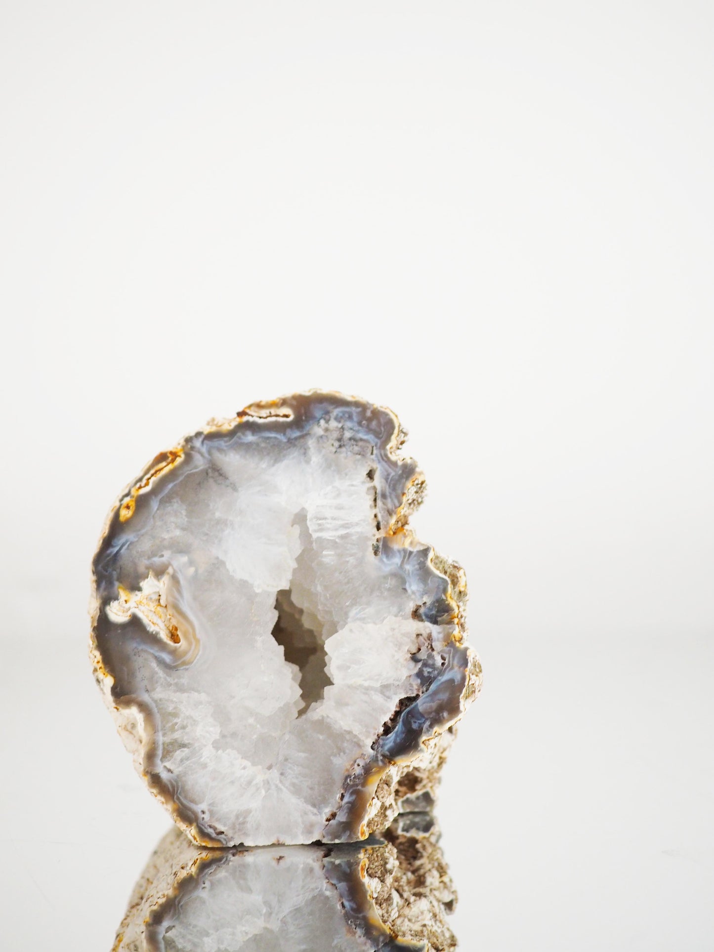 Druzy Achat Freiform ca, 8.5 cm - aus Brasilien