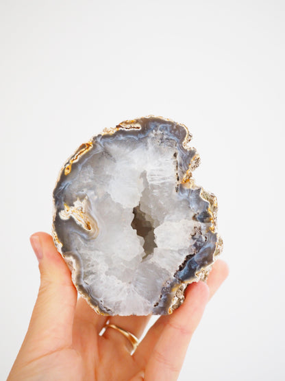 Druzy Achat Freiform ca, 8.5 cm - aus Brasilien