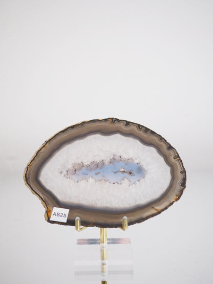 Druzy Achat Scheibe  ca. 14 cm  - aus Brasilien HIGH QUALITY