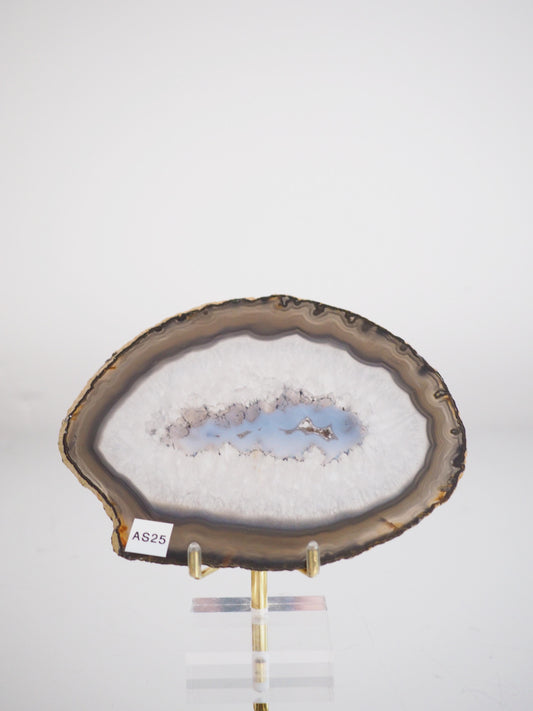 Druzy Achat Scheibe  ca. 14 cm  - aus Brasilien HIGH QUALITY