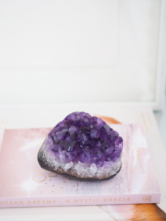 Tief violettes Amethyst Cluster ca. 6 cm - Uruguay HIGH QUALITY