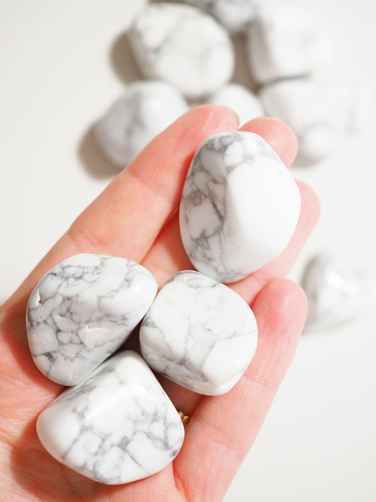 Magnesit Trommel Stein . Magnesite Tumble  ca. 3 cm -  aus Simbabwe Afrika