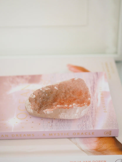 Peach Sugar Amethyst Cluster ca. 6.5 cm - Uruguay HIGH QUALITY