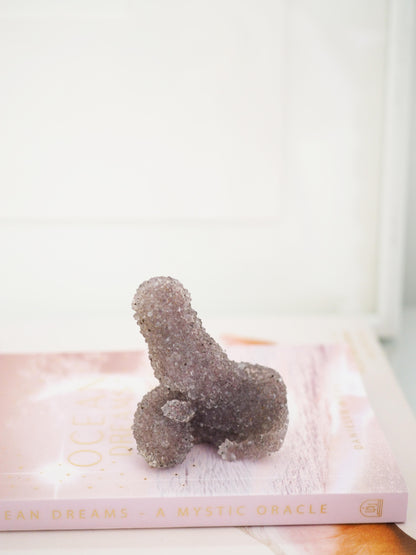 Spicy Taupe Amethyst Stalagmit Cluster ca. 6 cm - Uruguay HIGH QUALITY