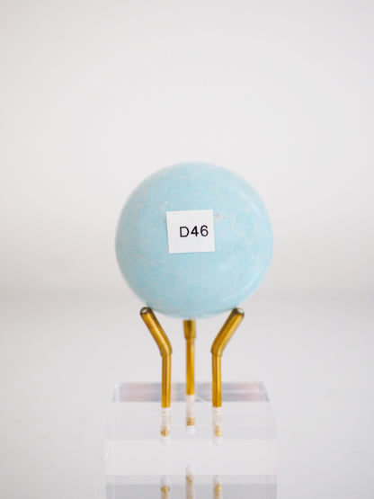 Dickite . Madagassischer Türkis Kugel ca. 5 cm - Madagascar