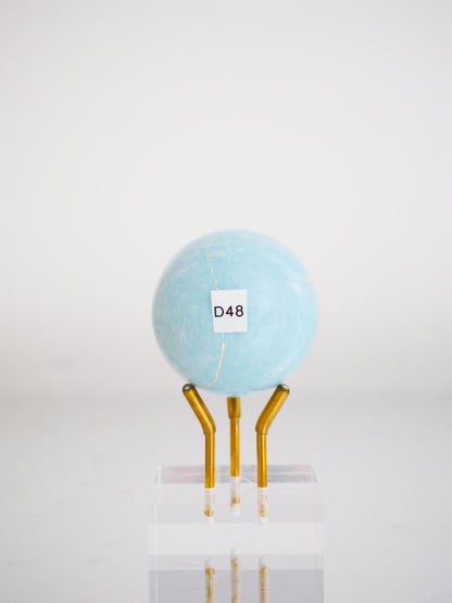 Dickite . Madagassischer Türkis Kugel ca. 5.5 cm - Madagascar