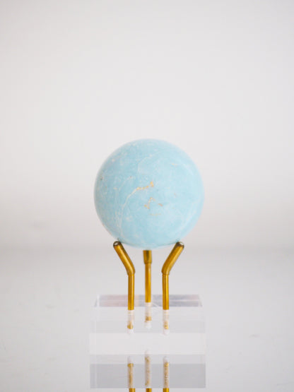 Dickite . Madagassischer Türkis Kugel ca. 5.5 cm - Madagascar